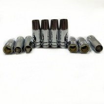 용접 노즐 공업 15AK 가스 총 팁 10pcs 유로 스타일 미그 총 팁 소개 쉴드 컵, 5 개