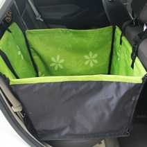 강아지유모차라이너 유모차방석 개모차라이너 cawayi kennel 애완 동물 캐리어 dog car seat cover carry for dogs 고양이 매트 담요 rear, 60x35x53cm, 협력사, 초록