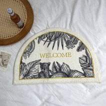 오저씨 유럽풍 발매트, 반달모양 야생매트