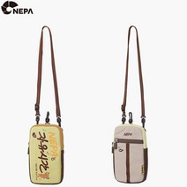네파 NC송파점 공용 2컬러 네파는 자유시간 NEPA X FREETIME 폰파우치 크로스백 7IG7538 SP, 000, BEIGE(200)