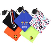 필드 클럽 수건 휴대용 골프공 닦이 골프 패션 소품 654093KO, 쿠팡 스마일그린