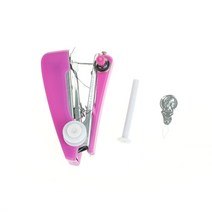 가정용미싱기 미니재봉틀 재봉기 1pc 휴대용 미니 수동 재봉틀 간단한 작업 바느질 타일면치기 천 패브릭, 03 as pic