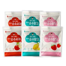 맛있는풍경 동결건조 과일칩 순수딸기 20g x 2p + 순수망고 20g x 2p + 순수사과 30g x 2p, 딸기맛, 망고맛, 사과맛, 1세트