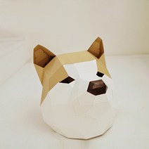 페이퍼 크래프트 시바견 (브라운), 시바견 가면