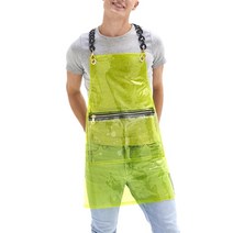투명 이발사 앞치마 방수 패션 레스토랑 앞치마 여성 남성 페인팅 파티 요리 헤어 네일 스타일리스트 액세서리, 초록