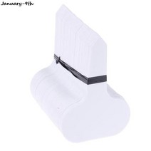 꽃집 카페 공원 명패 100pcs 정원 레이블 식물 분류 정렬 기호 태그 티켓 플라스틱, 100개, 하얀색