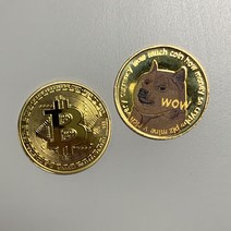 암호화폐 도지코인 동전 모형