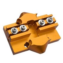 이펙터 멀티 음향 기기 M3m4 알루미늄 합금 kossel 델타 풀리 슬립 게이지 폐쇄 루프 벨트 3d 프린터 부품 용 나사 태클이있는 해먹 이펙터, 금