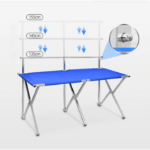 야외 접이식테이블 이동식 플리마켓 매대 진열대, 0.5 두께-1.2m 조합