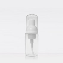 새로핸즈 여행용 버블 펌프 투명 용기 화이트캡 30ml, 단품
