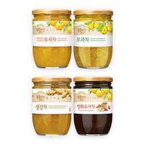 복음자리 과실차620g 3병 외 (유자 모과 생강 쌍화유자), 유자차620g 2개+모과차620g 1개