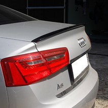 아우디 A6 C7 블랙 트렁크 스포일러 몰딩