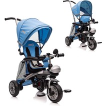 에이블 트라이크 NITOESS Baby 세발자전거 6 in 1유아 세발자전거유아용 유모차/조절식 푸시 핸들남아 여아 야외 장난감 자전거어린이 세발자전거/안전 장치브레이크모든 지형, [01] 파란색