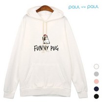 [폴앤폴] 퍼니퍼그 전사 후드티 (남여공용)
