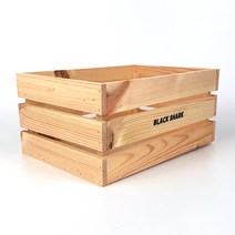 나무 상자 우드 원목 수납 박스 10t8, 28.직사각상자-투시형2단52x38x10cm