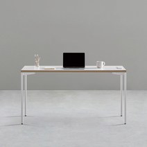 데스커 1400x600 노트북 책상 DSAD614P, 화이트+화이트