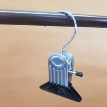 DISSHOP 코팅외집게걸이[크롬] 10P, 혼합색상, 10개