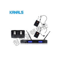 학교 뮤지컬 연극무대 마술공연 마트행사 교회 카날스 무선마이크 BK-9000N-DHS, 핸드+핸드, 55단자