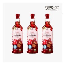 발란스그로우 유기농 리얼석류주스 1000mlx3병
