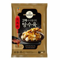 CJ더마켓 짬뽕 짜장 칠리 새우 탕수육 소스 탑티어 고메 바삭쫄깃한 탕수육 깐풍기 유린기 유산슬 양장피 찹쌀 450G, 30개
