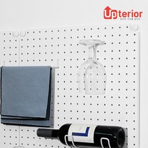 업테리어 타공판 악세서리 원형후크L, 상세설명 참조, 블랙