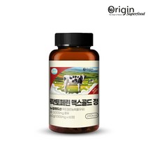 뉴질랜드락토페린 Lactoferrin 면역증진 초유성분 항산화효과 내장지방관리 오리진슈퍼푸드 락토페린 맥스골드 60정, 60정x1통