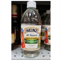 Heinz All Natural Distilled White Vinegar 하인즈 디스틸드 화이트 비네거 식초 473ml(16oz) 3팩, 473ml, 3개