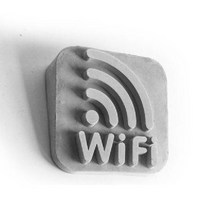 디지털 입체 영문 레터링 숫자 벽면장식 시멘트 글씨 입체, WIFI