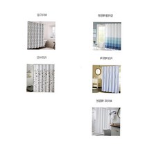 수도권아파트 대학가원룸 샤워커튼 미니투룸 깔끔디자인 비닐커텐 욕실샤워커텐 방수커튼 욕실샤워커튼, 지오메트릭