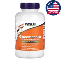 나우푸드 글루코만난 Glucomannan 575mg 곤약 180식물성캡슐, 180정, 1개