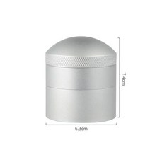 515358mm 커피 바늘 분배기 사용하기 쉬운 편리한 청소 탬퍼 304 스테인레스 스틸 커피웨어, New Silver 58mm