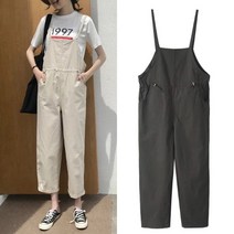 브랜드 캠핑클럽 점프수트 여성 멜빵바지 캐주얼 패션 2컬러