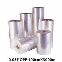 필름 OPP 0.03T 100cmX3000m, 단일속성