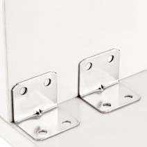 스테인리스 코너철 미니 코너 경첩 10P 스틸 보강 평철 꺽쇠