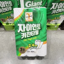 T STANDARD 자이언트 키친타월 100매 x 12롤