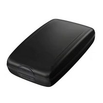 rfid nfc 복사기 태그 리더기 스티커 도어락 휴대용 카드 남성용 금속 스마트 카드 홀더 은행 차단 하드, 06 Black
