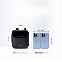 충전식 자동 공기펌프 자전거 공기 주입, D13pro(5200mAh 리튬 배터리)