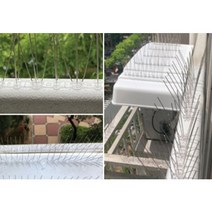 4세대 스파이크 에어컨 실외기 비둘기퇴치 3미터(50cm*6개), 케이블타이(1박스당 25개), 1박스(3m분)
