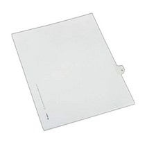 AVERY Individual Legal Exhibit Dividers Allstate Style 9 Side Tab 8.5 x 11 inches Pack of 25 (8, 1, White