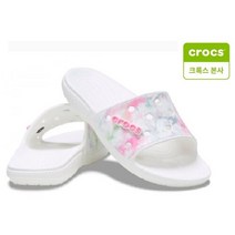 [AK PLAZA] [크록스 본사] 클래식 블리치다이 슬라이드 207411-94S