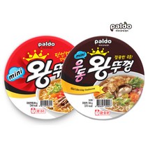 팔도 미니왕뚜껑 80g 오리지날8개+우동8개
