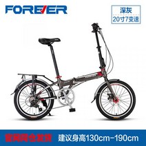 초경량 휴대용 20 인치 BMX 미니 자전거 접이식 자이언트 giant 유사브롬톤 다혼스피드D9 사바파이크 k3 스타일 style, 짙은 그레이