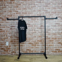 인더스트리얼행거 흑관행거 백관행거 가정용행거 매장용행거, (kh27)1500w-1200h (흑관), 1개