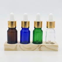 [이서지니]갈색 유리 공병 금색 금속캡 스포이드 아로마 오일 화장품 10ml, G_스포이드10ml_파랑