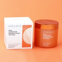 에이프릴스킨 리얼 캐로틴 블레미쉬 클리어 비타 패드, 1개, 135g