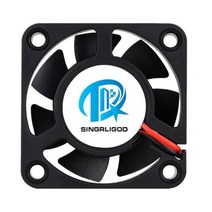 5015 50mm DC 24V 12V 5V 브러시리스 냉각 터보 팬 압출기 용 3D 프린터 부품 쿨러 송풍기 검정색 플라스틱, 12V+5010
