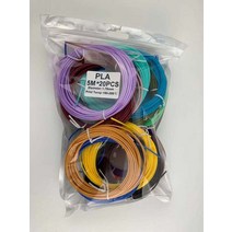 3D 펜 DIY 프린터 드로잉 3d 인쇄 ABS 필 라 멘 트 1.75mm 크리스마스 생일 선물 아이들을위한 최고의, 11 5M 20pcs_01 Pla filagment