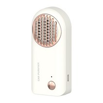 자동차 공기 청정기 USB 충전식 오존 발생기 냄새 제거기 연기 TVOC 포름알데히드 가전 제품, 01 WHITE