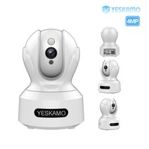 YESKAMO 예스카모 홈 IP카메라 최고화질 실내외용 감시카메라 보안용 무선 CCTV, KR-827-C-선택6