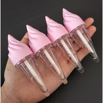 빈 립글로스 튜브 5ML 아이스크림 콘 모양 DIY 립밤 병 립스틱 화장품 포장 용기, [04] 100pcs, [01] 1, 1개